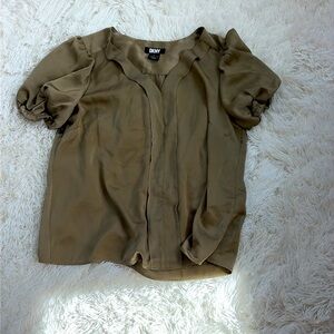 DKNY women’s silky blouse short sleeved